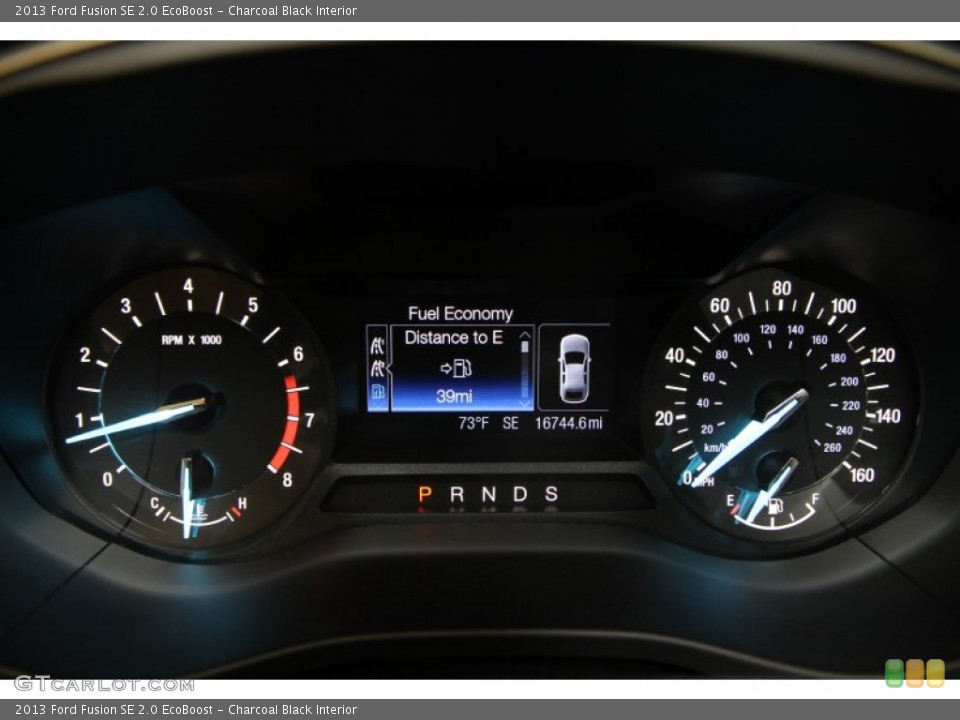 Charcoal Black Interior Gauges for the 2013 Ford Fusion SE 2.0 EcoBoost #85293262