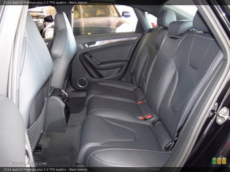 Black Interior Rear Seat for the 2014 Audi S4 Premium plus 3.0 TFSI quattro #85294169