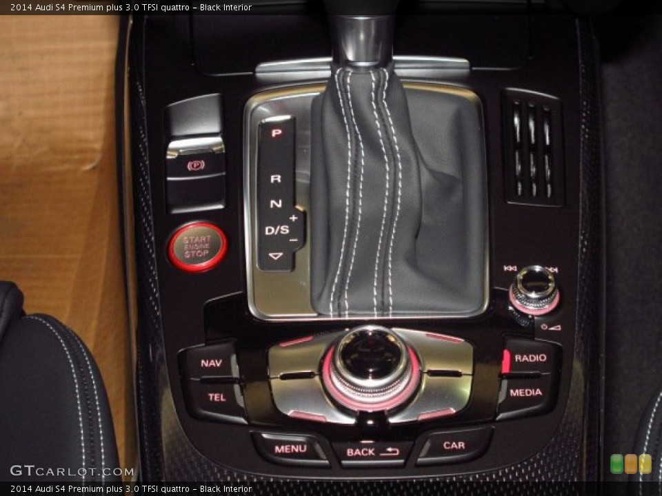 Black Interior Controls for the 2014 Audi S4 Premium plus 3.0 TFSI quattro #85294316