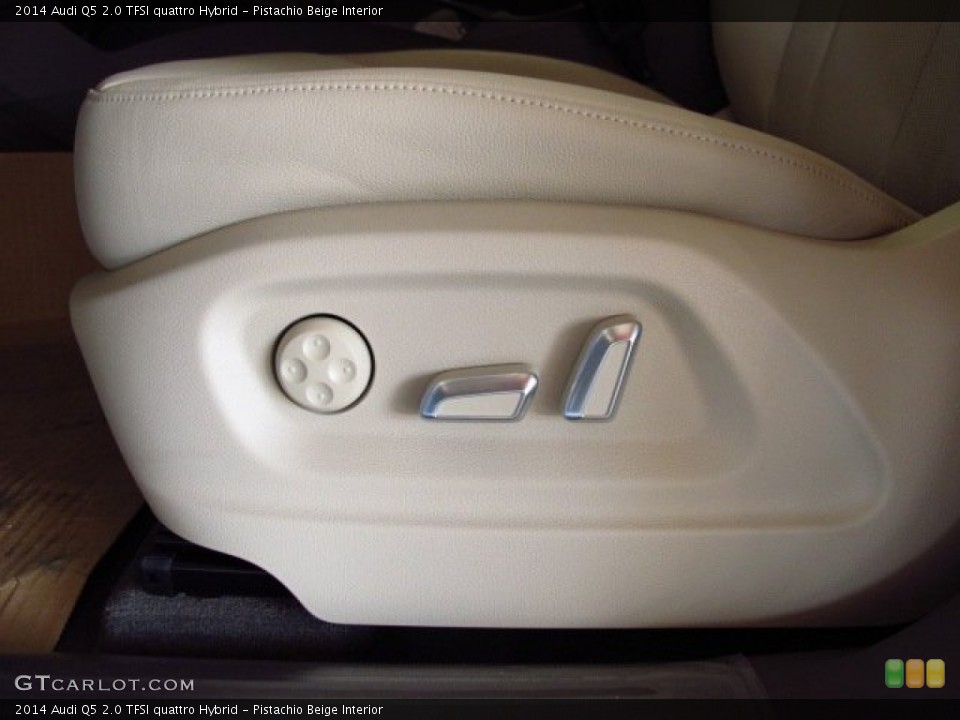 Pistachio Beige Interior Front Seat for the 2014 Audi Q5 2.0 TFSI quattro Hybrid #85295013