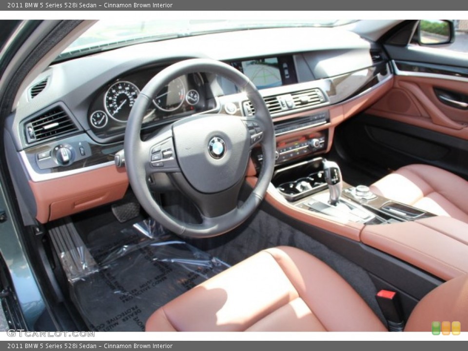 Cinnamon Brown Interior Photo for the 2011 BMW 5 Series 528i Sedan #85295336
