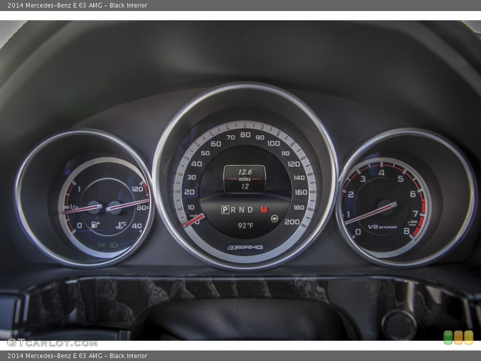 Black Interior Gauges for the 2014 Mercedes-Benz E 63 AMG #85298231