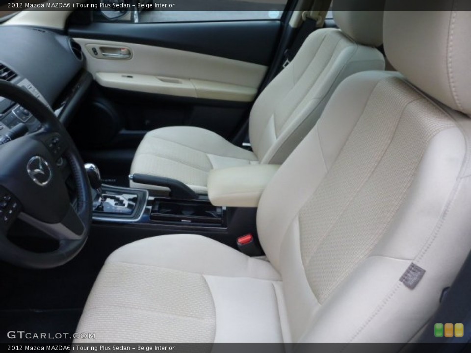 Beige Interior Front Seat for the 2012 Mazda MAZDA6 i Touring Plus Sedan #85301273