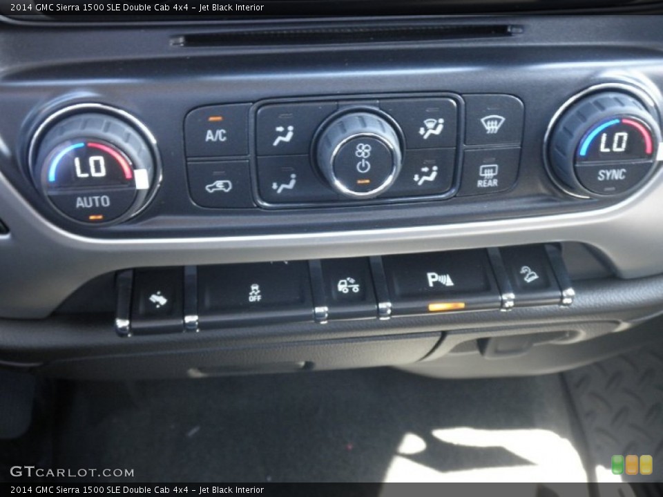 Jet Black Interior Controls for the 2014 GMC Sierra 1500 SLE Double Cab 4x4 #85304897