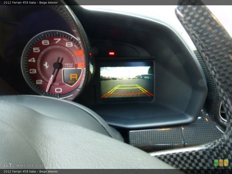 Beige Interior Gauges for the 2012 Ferrari 458 Italia #85306940