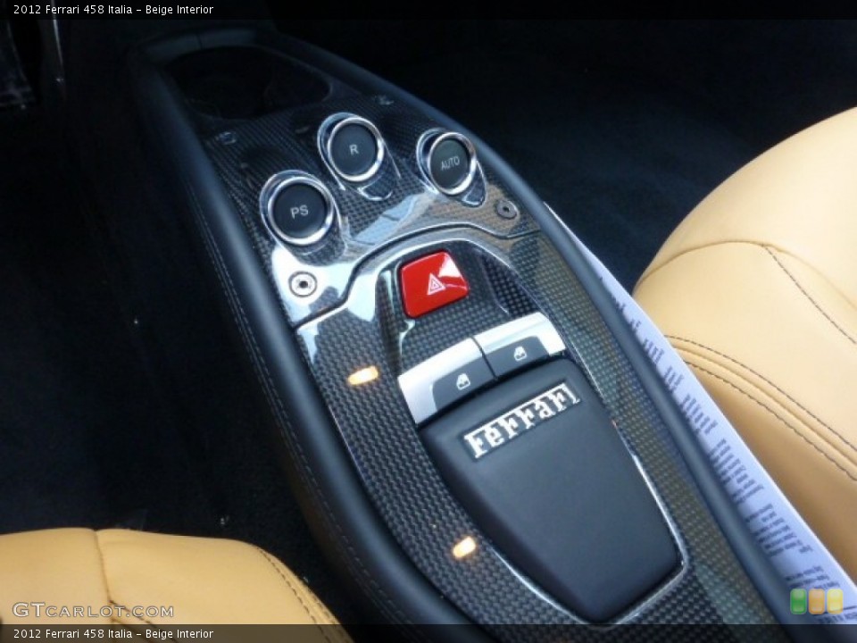 Beige Interior Transmission for the 2012 Ferrari 458 Italia #85306970