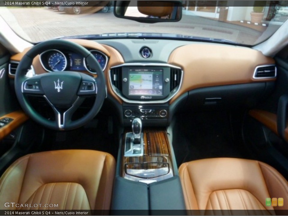 Nero/Cuoio Interior Dashboard for the 2014 Maserati Ghibli S Q4 #85307186