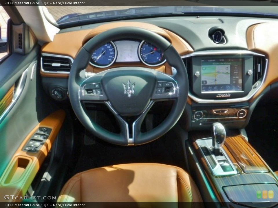 Nero/Cuoio Interior Dashboard for the 2014 Maserati Ghibli S Q4 #85307195