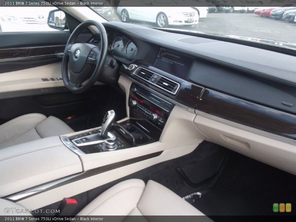 Black Interior Dashboard for the 2011 BMW 7 Series 750Li xDrive Sedan #85307240