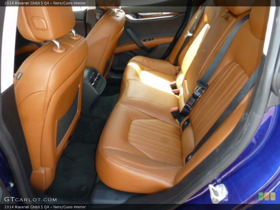 Nero/Cuoio Interior Rear Seat for the 2014 Maserati Ghibli S Q4 #85307255