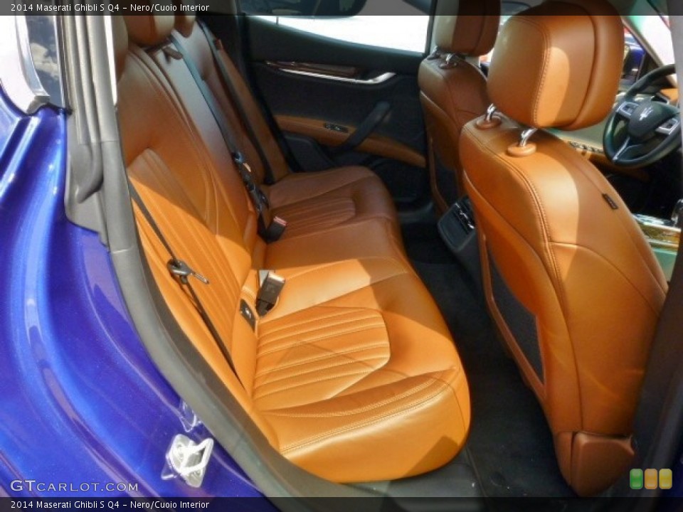 Nero/Cuoio Interior Rear Seat for the 2014 Maserati Ghibli S Q4 #85307264