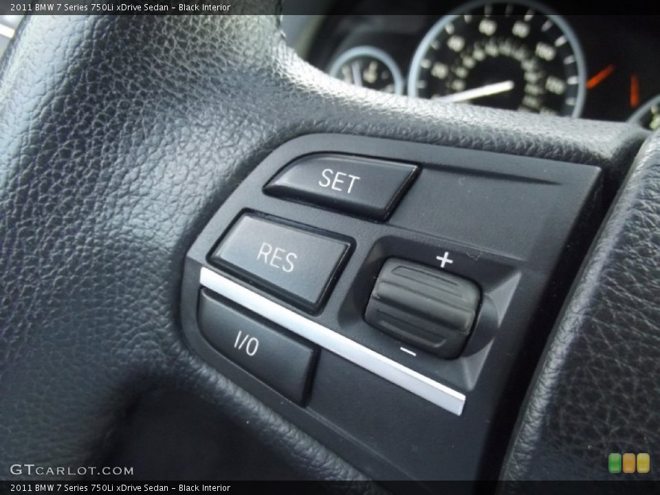 Black Interior Controls for the 2011 BMW 7 Series 750Li xDrive Sedan #85307322