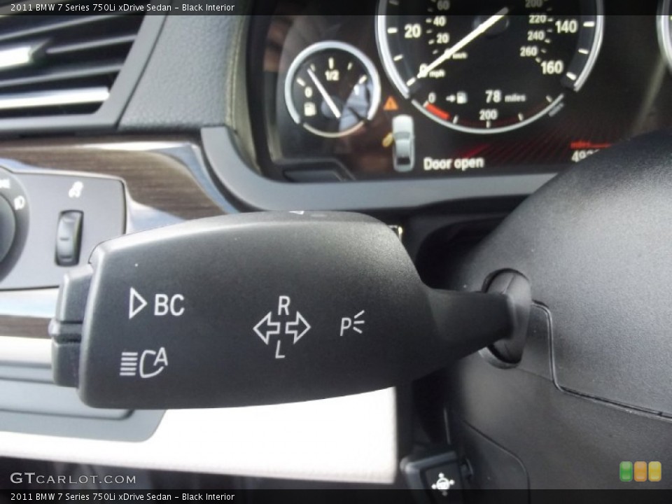 Black Interior Controls for the 2011 BMW 7 Series 750Li xDrive Sedan #85307333