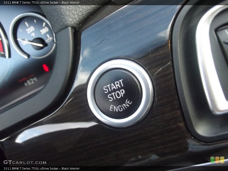 Black Interior Controls for the 2011 BMW 7 Series 750Li xDrive Sedan #85307351