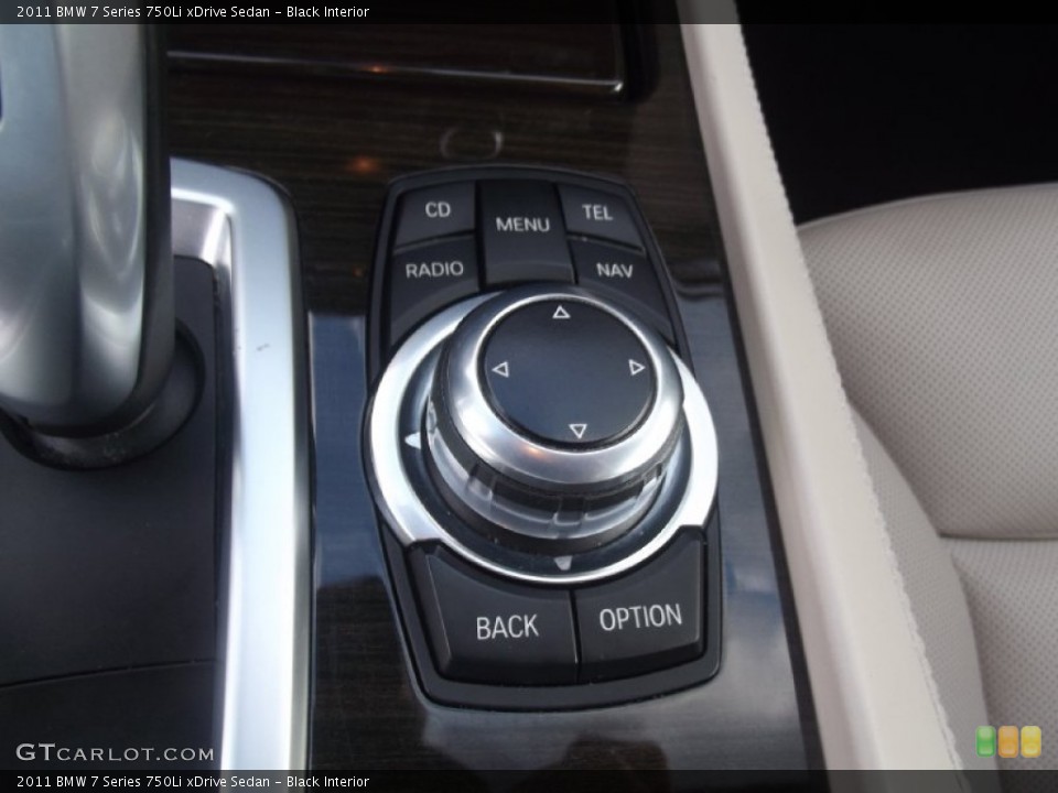 Black Interior Controls for the 2011 BMW 7 Series 750Li xDrive Sedan #85307387