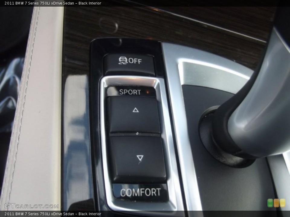 Black Interior Controls for the 2011 BMW 7 Series 750Li xDrive Sedan #85307396