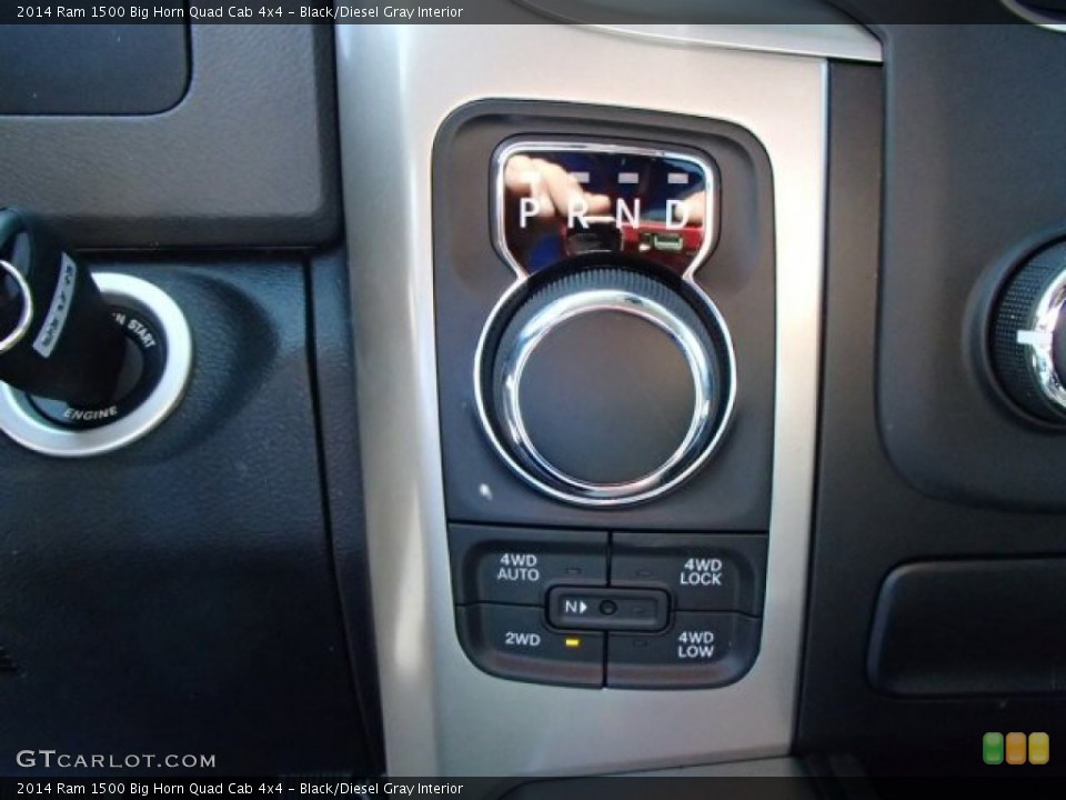 Black/Diesel Gray Interior Transmission for the 2014 Ram 1500 Big Horn Quad Cab 4x4 #85312637