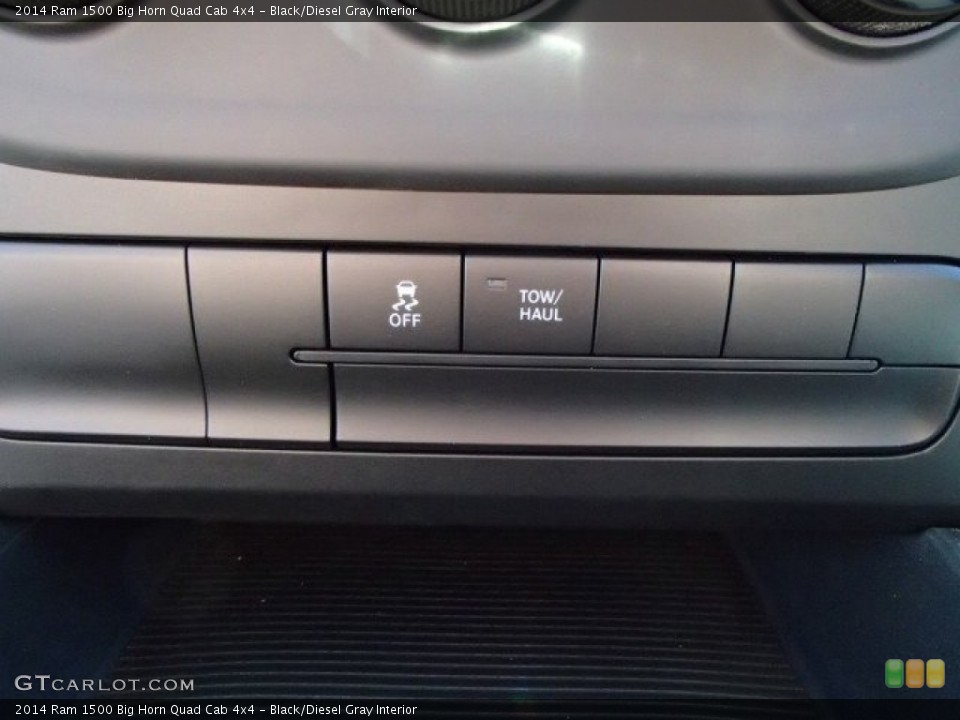 Black/Diesel Gray Interior Controls for the 2014 Ram 1500 Big Horn Quad Cab 4x4 #85312705