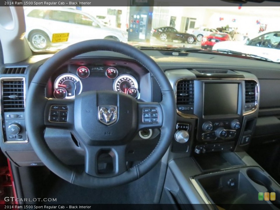 Black Interior Dashboard for the 2014 Ram 1500 Sport Regular Cab #85312871