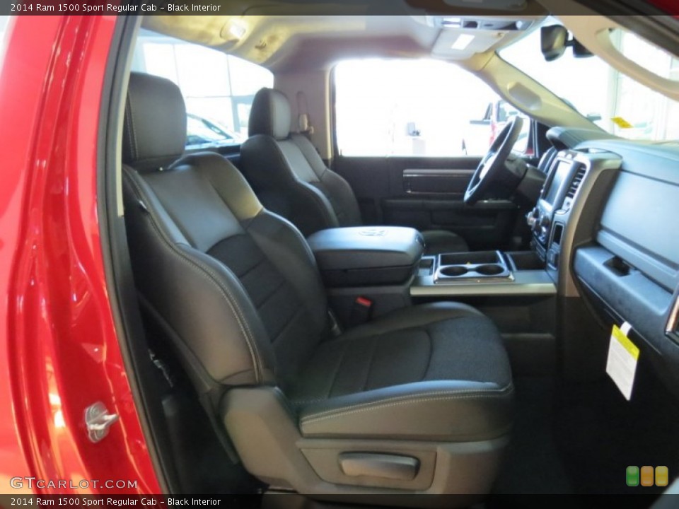 Black Interior Front Seat for the 2014 Ram 1500 Sport Regular Cab #85312895