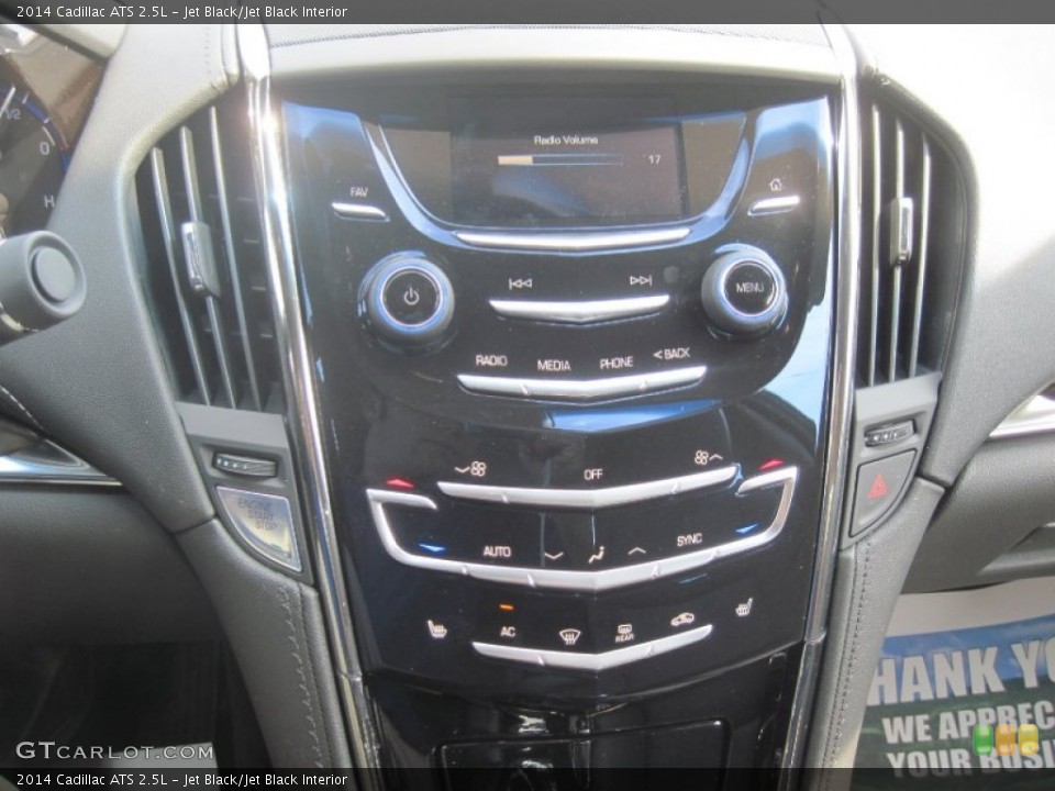 Jet Black/Jet Black Interior Controls for the 2014 Cadillac ATS 2.5L #85312913