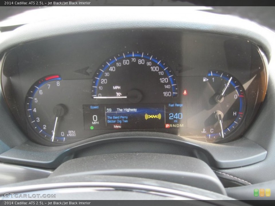 Jet Black/Jet Black Interior Gauges for the 2014 Cadillac ATS 2.5L #85312961