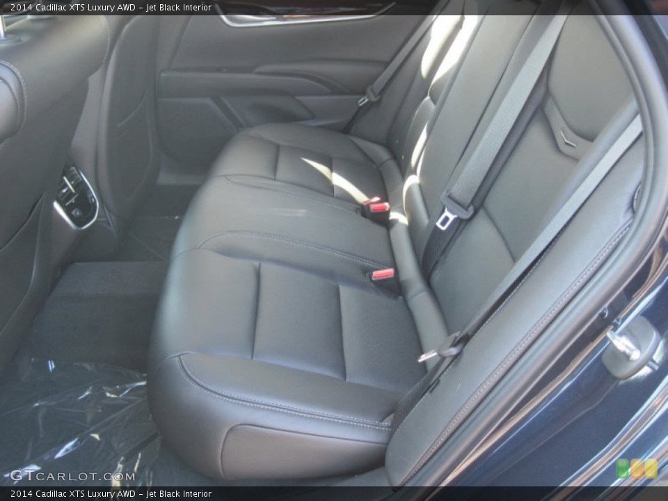Jet Black Interior Rear Seat for the 2014 Cadillac XTS Luxury AWD #85314105
