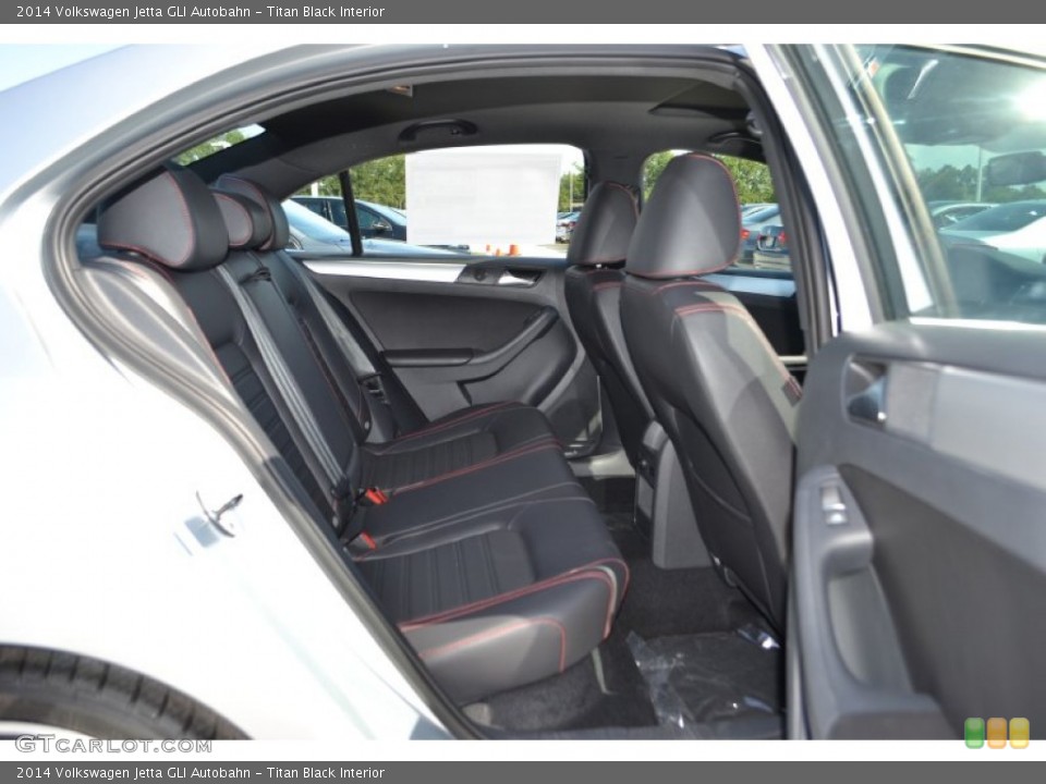 Titan Black Interior Rear Seat for the 2014 Volkswagen Jetta GLI Autobahn #85314830