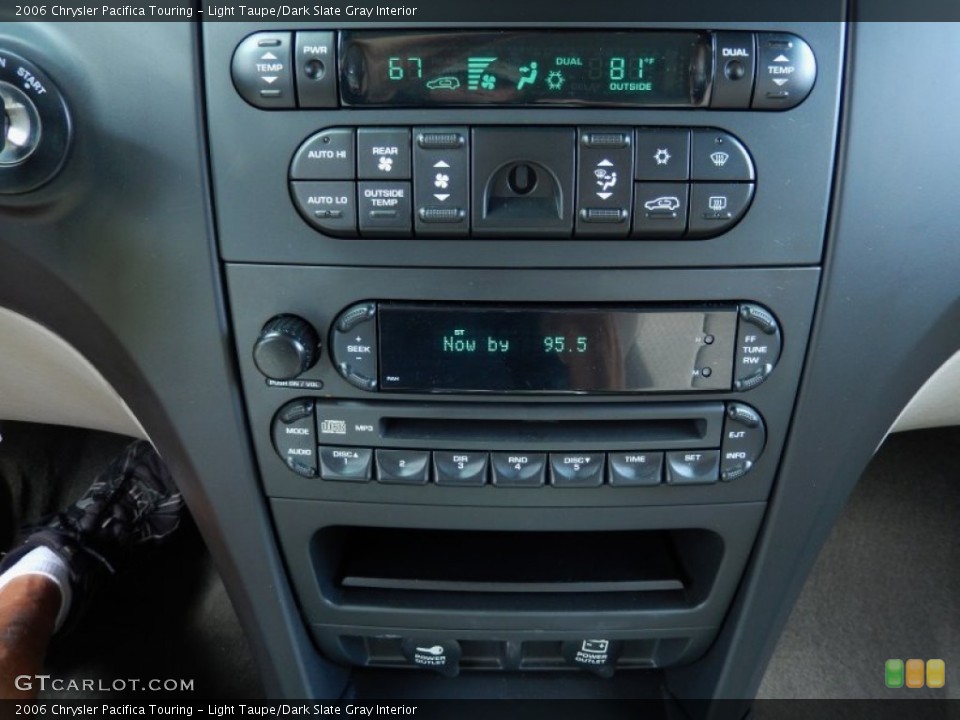 Light Taupe/Dark Slate Gray Interior Controls for the 2006 Chrysler Pacifica Touring #85315847