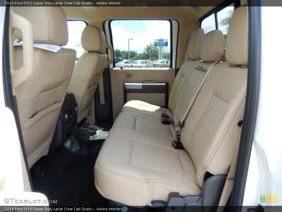 Adobe Interior Rear Seat for the 2014 Ford F350 Super Duty Lariat Crew Cab Dually #85316897
