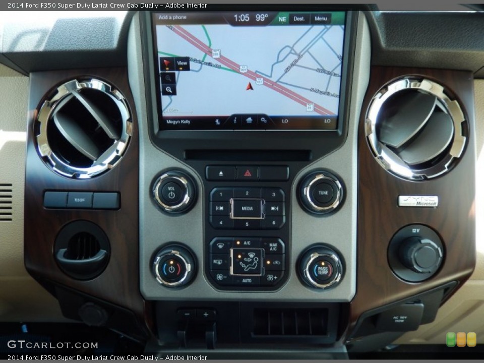 Adobe Interior Controls for the 2014 Ford F350 Super Duty Lariat Crew Cab Dually #85316962