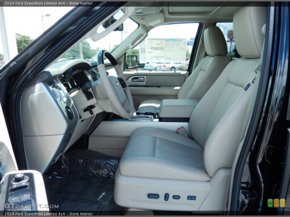 Stone Interior Front Seat for the 2014 Ford Expedition Limited 4x4 #85317155