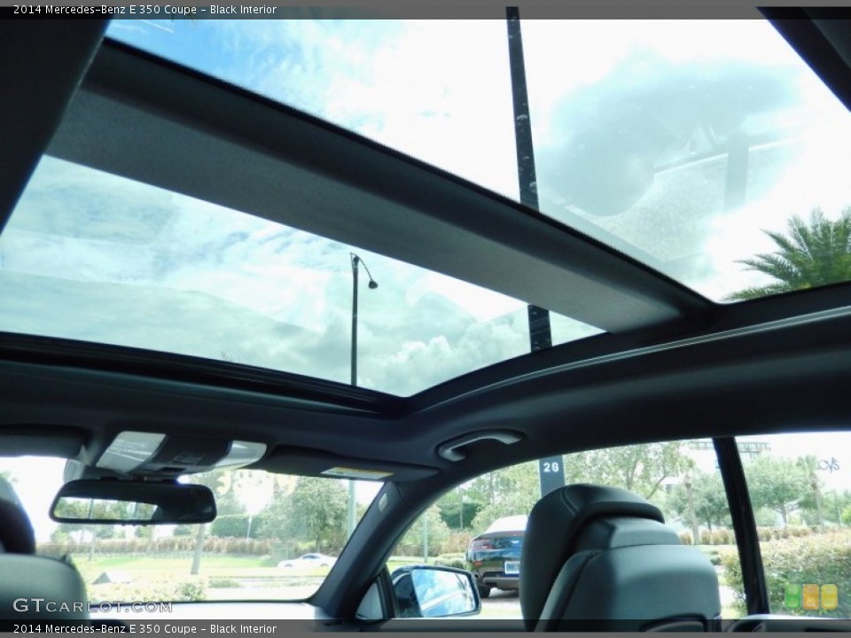 Black Interior Sunroof for the 2014 Mercedes-Benz E 350 Coupe #85318631