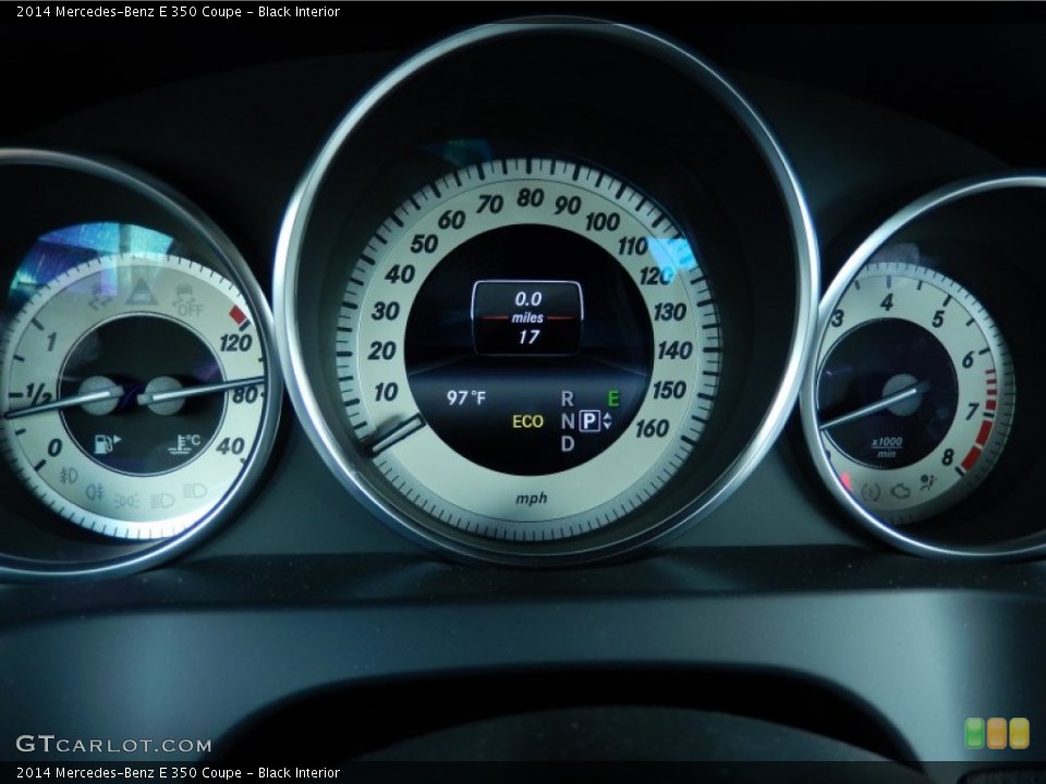 Black Interior Gauges for the 2014 Mercedes-Benz E 350 Coupe #85318685