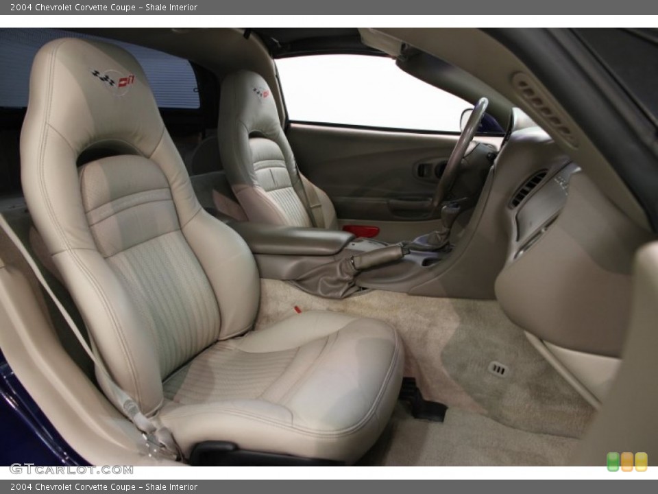 Shale Interior Front Seat for the 2004 Chevrolet Corvette Coupe #85318991