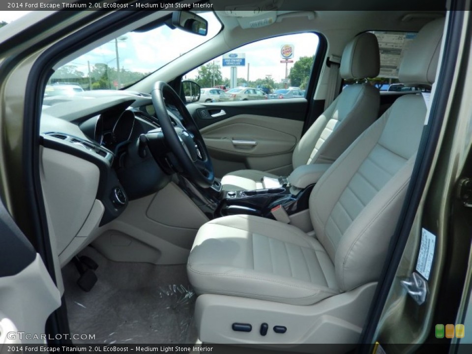 Medium Light Stone Interior Photo for the 2014 Ford Escape Titanium 2.0L EcoBoost #85319060