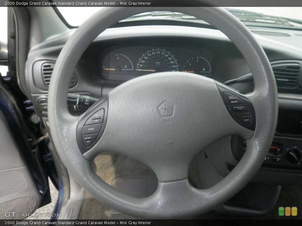 Mist Gray Interior Steering Wheel for the 2000 Dodge Grand Caravan  #85319579