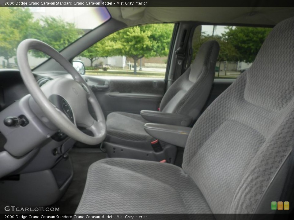 Mist Gray Interior Front Seat for the 2000 Dodge Grand Caravan  #85319597