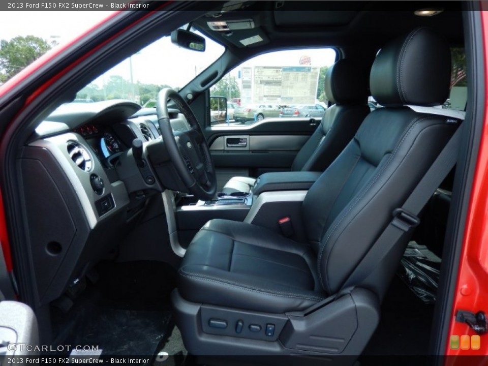 Black Interior Photo for the 2013 Ford F150 FX2 SuperCrew #85320542