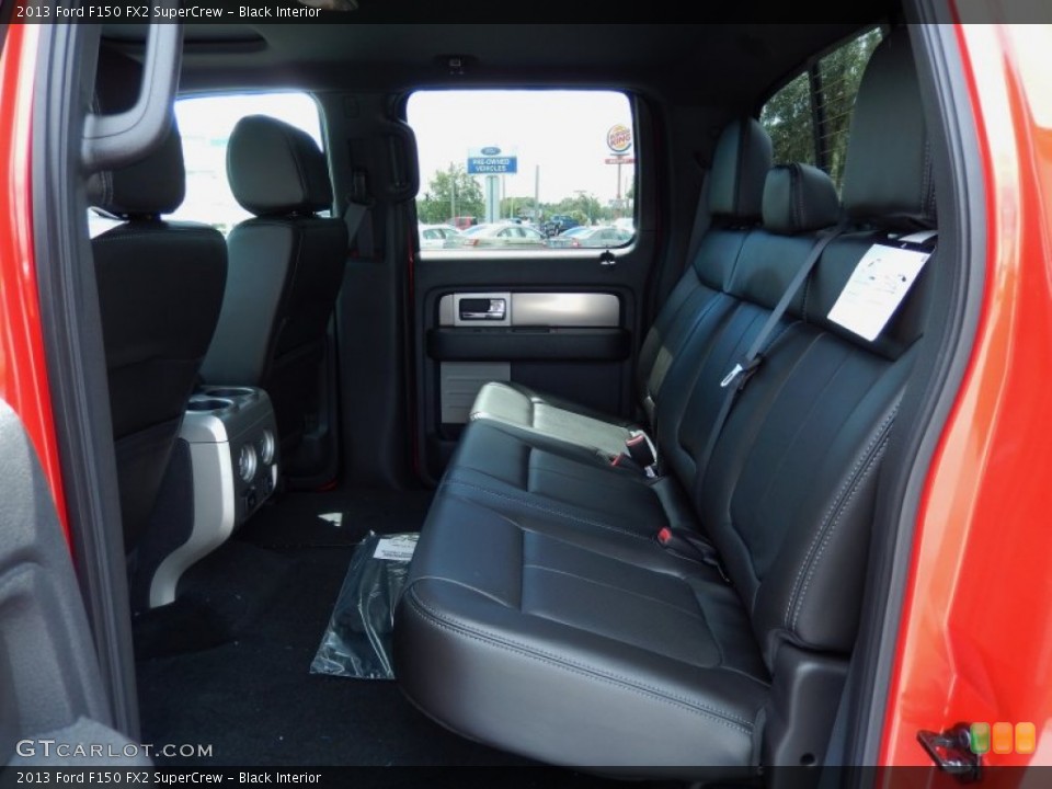 Black Interior Rear Seat for the 2013 Ford F150 FX2 SuperCrew #85320563