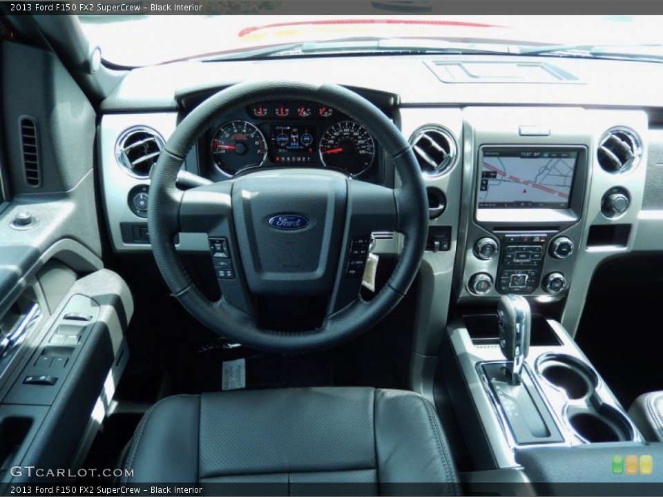 Black Interior Dashboard for the 2013 Ford F150 FX2 SuperCrew #85320635