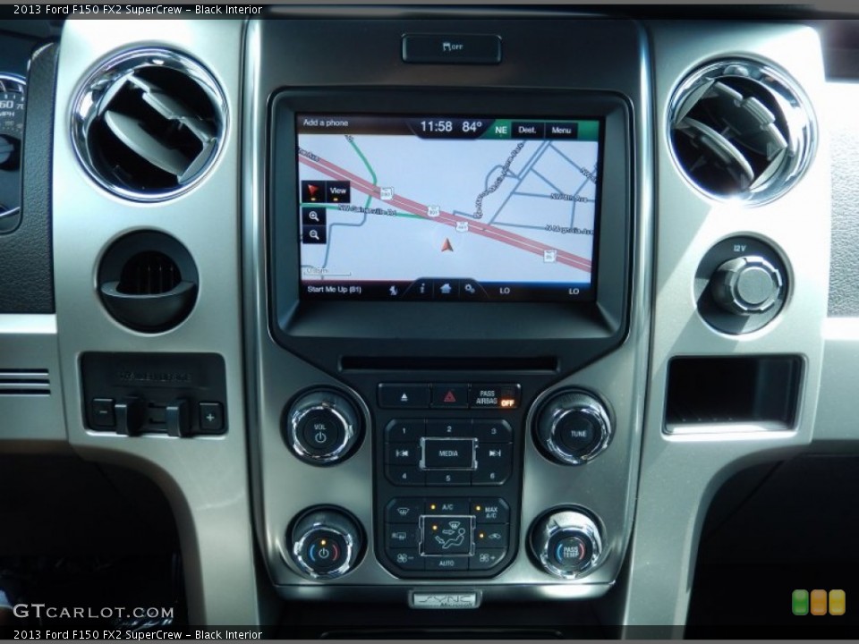 Black Interior Navigation for the 2013 Ford F150 FX2 SuperCrew #85320680