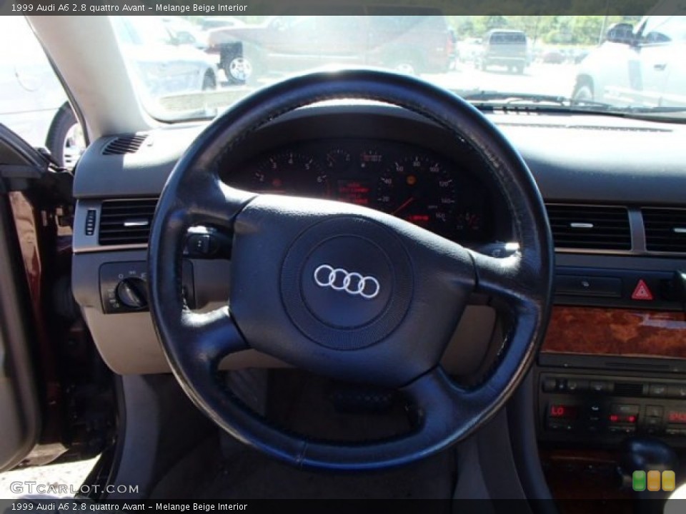Melange Beige Interior Steering Wheel for the 1999 Audi A6 2.8 quattro Avant #85320830