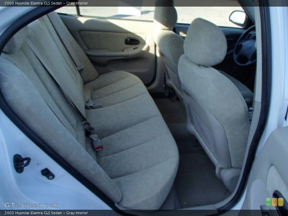 Gray 2003 Hyundai Elantra Interiors