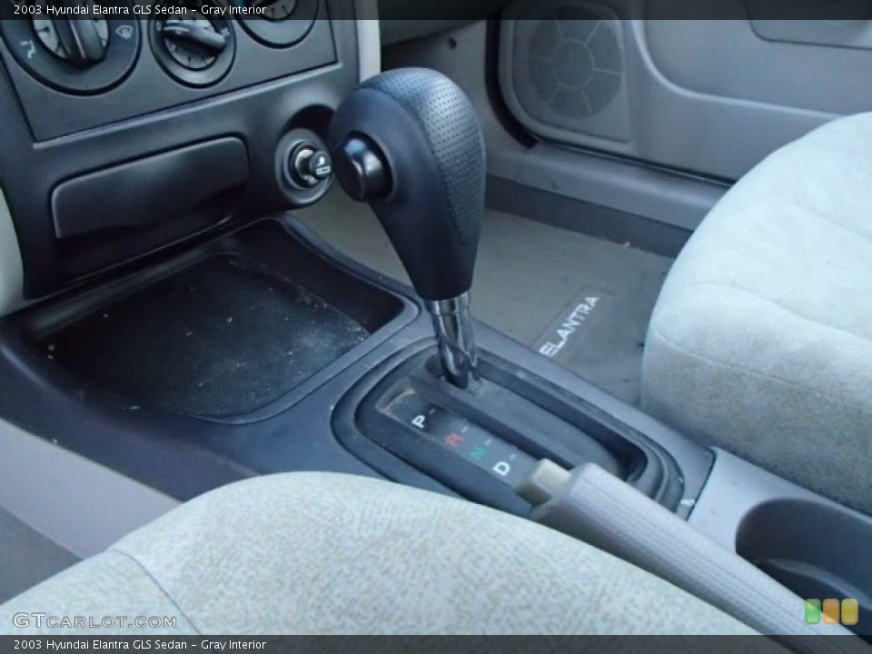 Gray Interior Transmission for the 2003 Hyundai Elantra GLS Sedan #85325117
