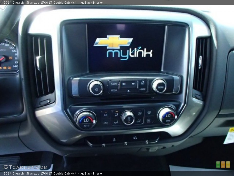 Jet Black Interior Controls for the 2014 Chevrolet Silverado 1500 LT Double Cab 4x4 #85328864