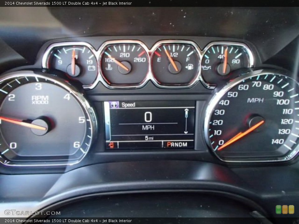 Jet Black Interior Gauges for the 2014 Chevrolet Silverado 1500 LT Double Cab 4x4 #85328927