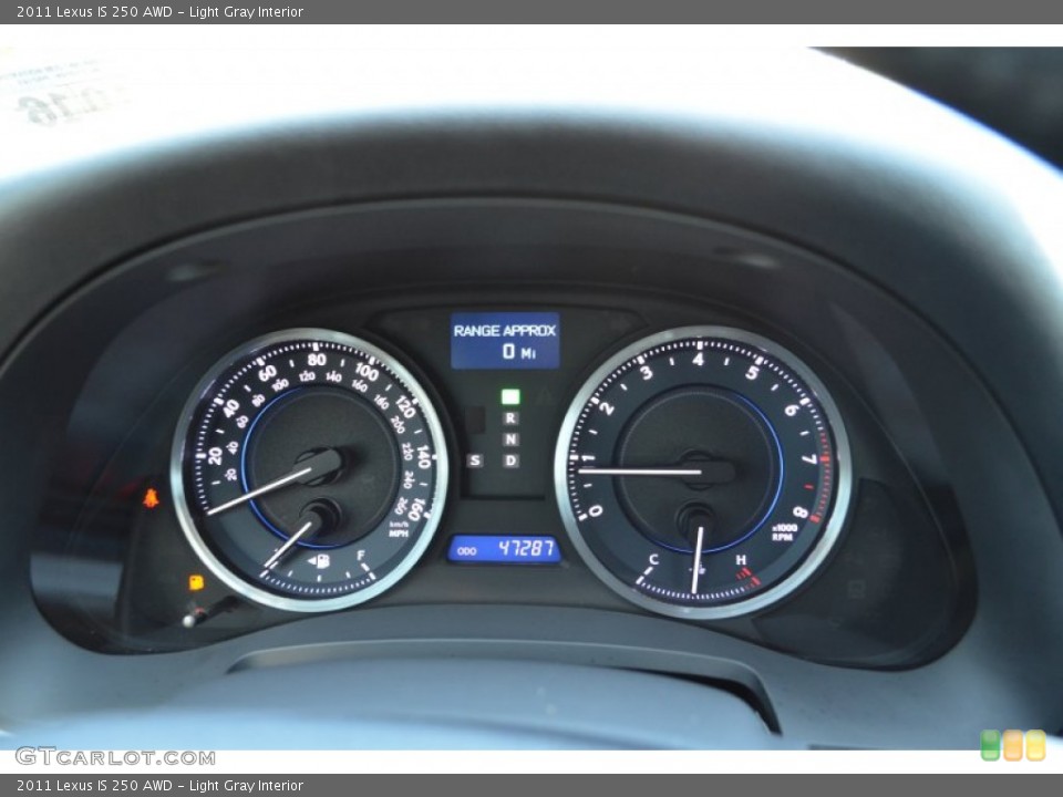 Light Gray Interior Gauges for the 2011 Lexus IS 250 AWD #85330229