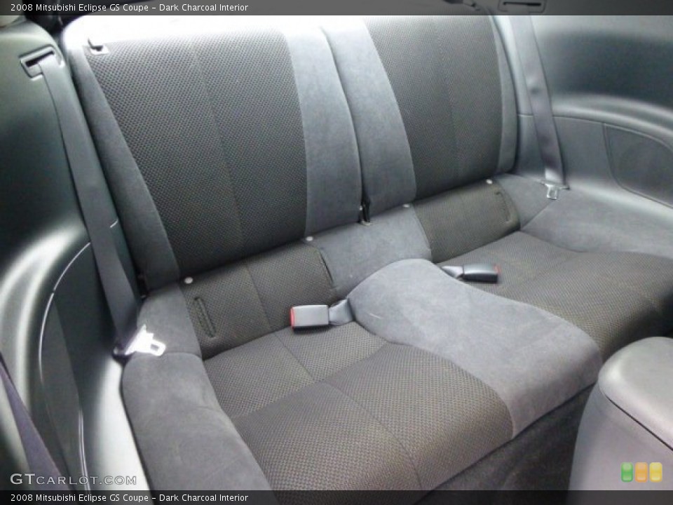 Dark Charcoal Interior Rear Seat for the 2008 Mitsubishi Eclipse GS Coupe #85333043