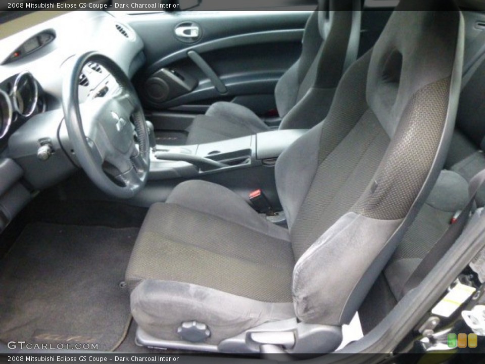 Dark Charcoal Interior Front Seat for the 2008 Mitsubishi Eclipse GS Coupe #85333109